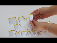 بطارية البوليمر الليثيومية رقيقة جداً 2 ملم بطارية الليثيوم البوليمر 27mAh 3.7V بطارية ليبو الخلية